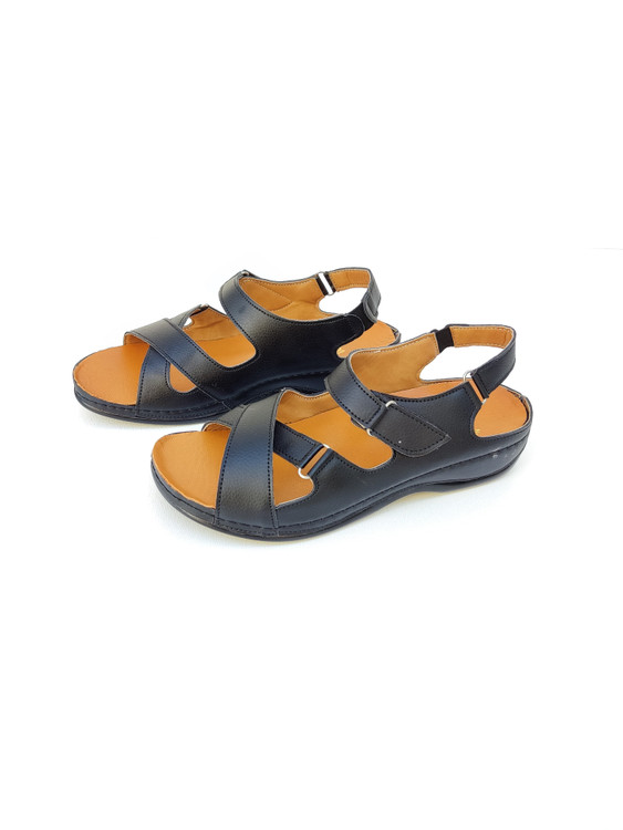 صندل رکابدار بندی زنانه طبی ارتوپدی درمانی مدل گلسا برند دکتر فام کد 183