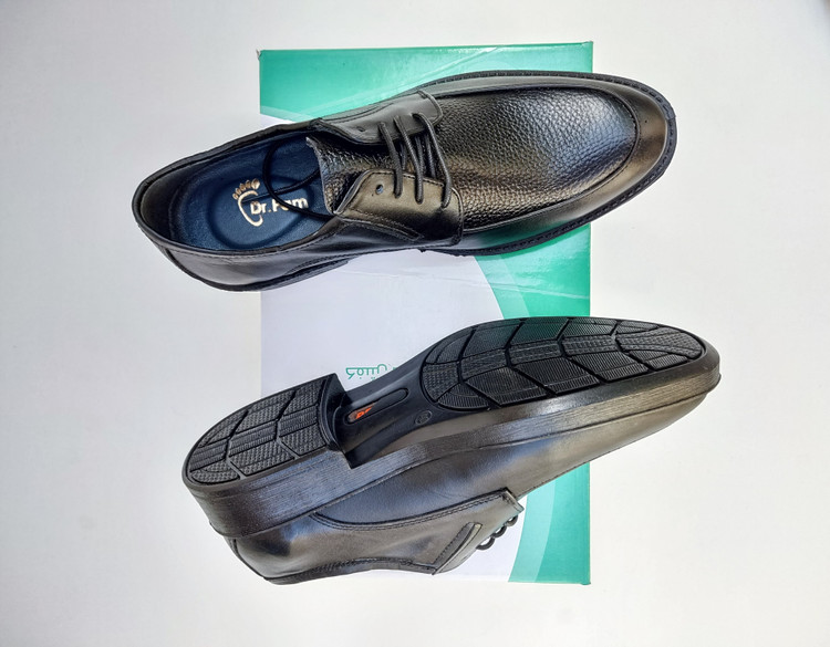 کفش مجلسی مردانه طبی تمام چرم برند دکتر فام تبریز کد 175