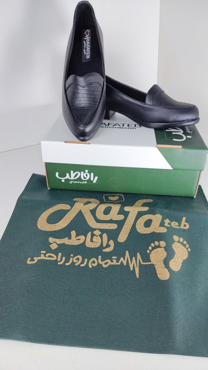 پاشنه دار زنانه 3 سانت طبی مدل جسیکا برند رافاطب کد 214