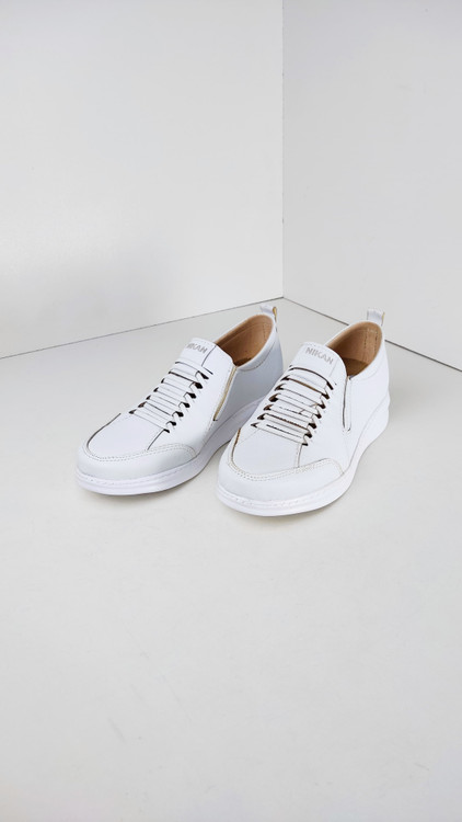 کفش طبی زنانه دارای پد خارپاشنه مدل آکسفورد برند نیکان گام کد 236