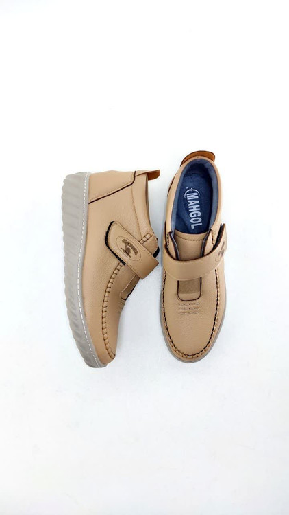 نیم بوت طبی زنانه برند ماه گل مدل کمل کد 221