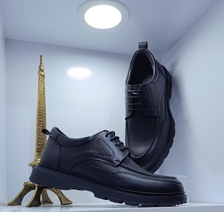 کفش طبی مردانه چرم طبیعی مدل گرند برند نایت تبریز کد 263